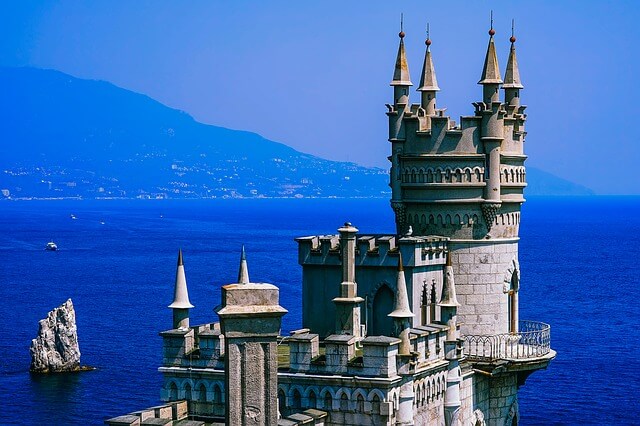 Крым; Ласточкино гнездо; море; Черное море; замок